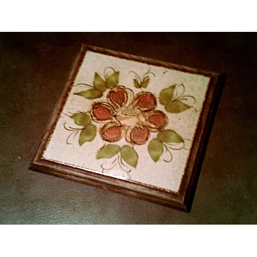 Dessous De Plat Semigres - Motif Fleur