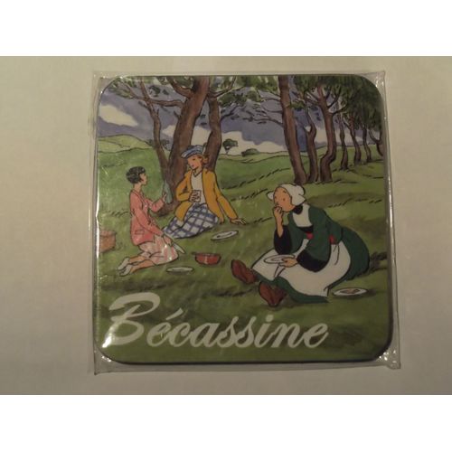 Sous Verre / Sous Bock / Dessous De Bouteille Becassine Pic Nic