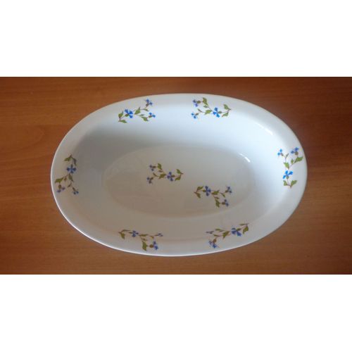 Plat Ovale - Porcelaine De Limoges
