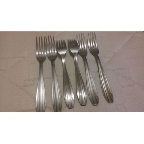 6 Fourchettes Inox