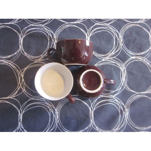 Lot De 3 Petites Tasses A Cafe Colorees.