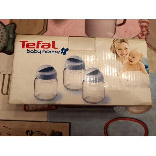3 Pots Verre De Conservation Preparation Bebes Tefal Baby Home