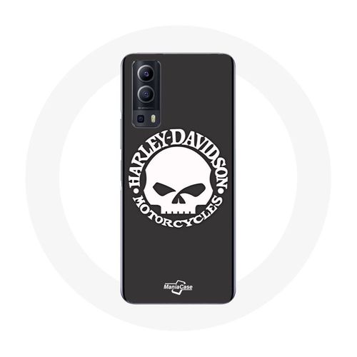 Coque Vivo Y72 Harley Davidson Motors Tete De Mort