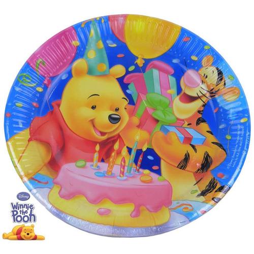 Pack De 6 Assiettes Happy Birthday Winnie