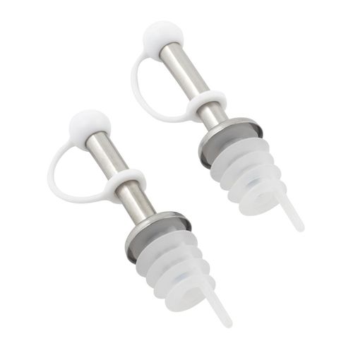 Lot De 2 Bouchons Verseurs Chromés