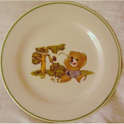 Assiette Motif Ours