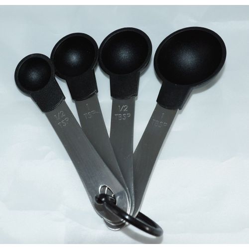 Cuillère(  Mesure )Noire Et Inox
