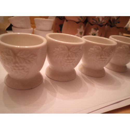 Lot De 4 Coquetiers Ceramique