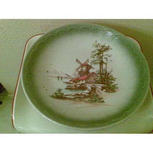 Plat Saladier Ancien Céramique "Made In Italie"