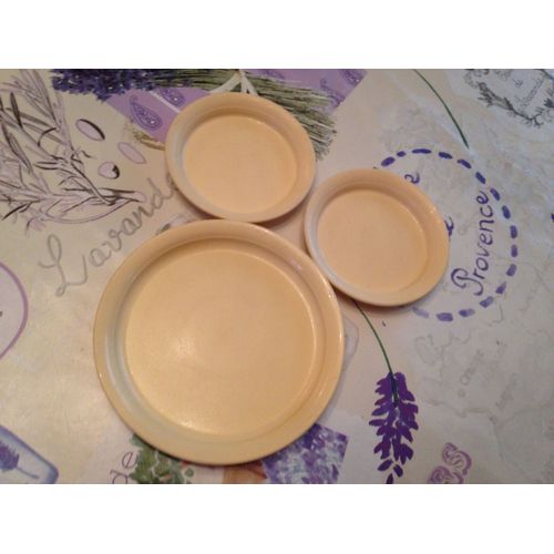 Lot 2 Sous Verres Et 1 Sous Bouteille Tupperware
