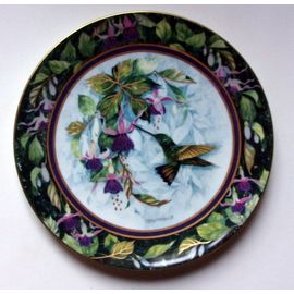 Assiette "The Franklin Mint - Royal Doulton" The Berylline Hummingbird