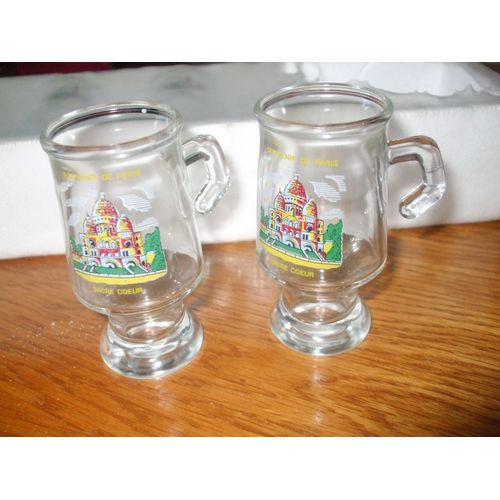 Lot De 6 Verres Liqueur À Collection