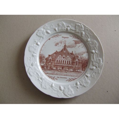 Assiette  Decorative Ducourtioux "Tergnier" Aisne