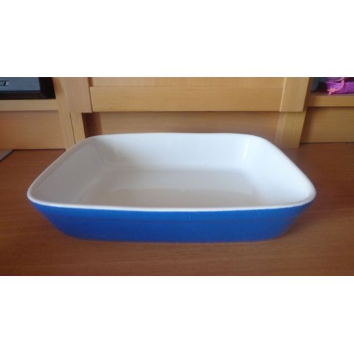 Plat Bleu Et Blanc
