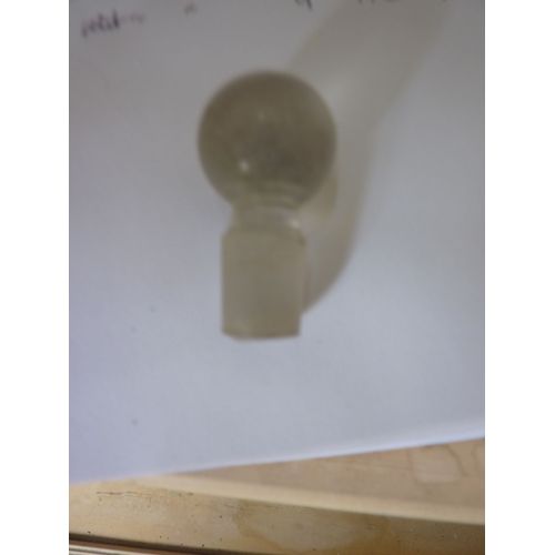 Bouchon De Carafe En Verre Mat Rond Hauteur 3.5 Cm Diamètre 1.2 Cm
