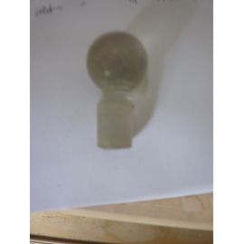 Bouchon De Carafe En Verre Mat Rond Hauteur 3.5 Cm Diamètre 1.2 Cm