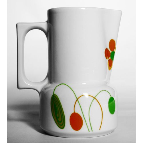 Pichet A Lait Berry Haute Porcelaine Création L. Lourioux