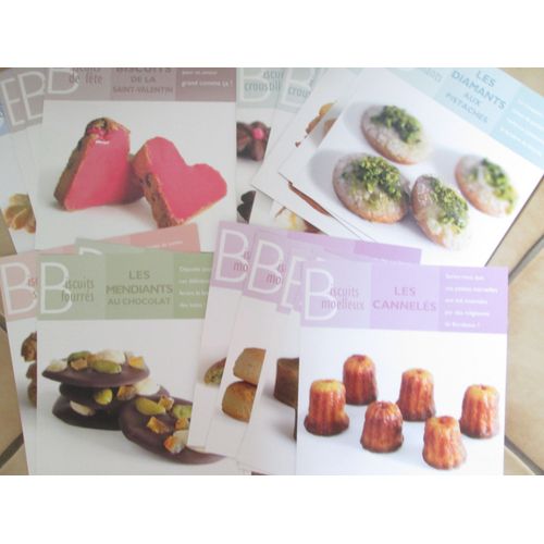 Lot De 20 Recettes De Biscuits (Cartonnées)