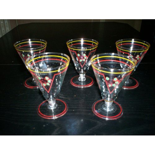 5 Verres À Liqueur