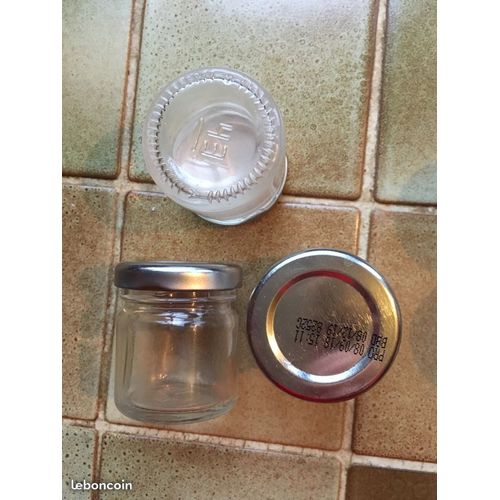 Lot De 6 Très Jolis Petits Pots Miniatures Ronds