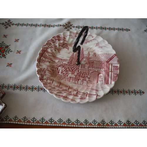 Plateau À Fromages "Royal Mail"- Faîence Anglaise - Décorée