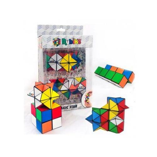 Coffret Cadeau Original Magic Star X 2 - Etoile Cube Magique Couleurs - Puzzle, Casse Tete 3d - Nouveaute - Enfant, Adulte