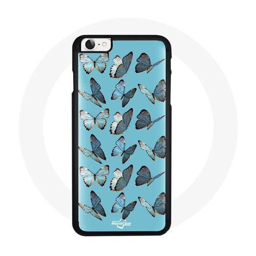 Coque Iphone 5 Papillons Bleu