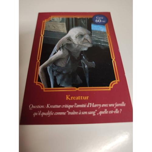 Carte Harry Potter Auchan 60
