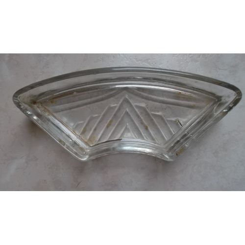 1 Compartiment/Coupelle En Verre Pour Plat Serviteur Apero Vintage