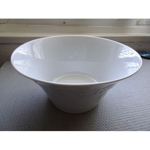 Saladier En Porcelaine Blanche Haviland Modèle Gt Fidji