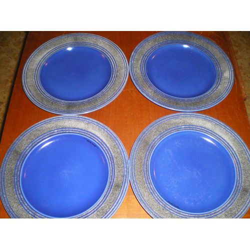 Lot De 4 Assiettes Plates Daniel Hechter