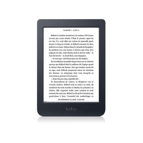 Liseuse eBook Kobo Nia 8 Go écran tactile 6 Wi-Fi Noir