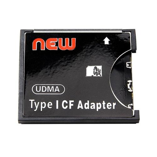 Adaptateur de carte mémoire SD SDHC SDXC à Flash extrêmement Compact CF Type I à haute vitesse