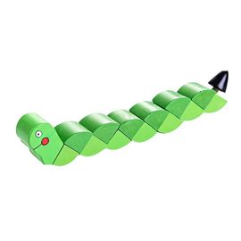 Jouet Éducatif En Bois Pour Enfants, Puzzle En Forme D'Insecte, Serpent, Abeille