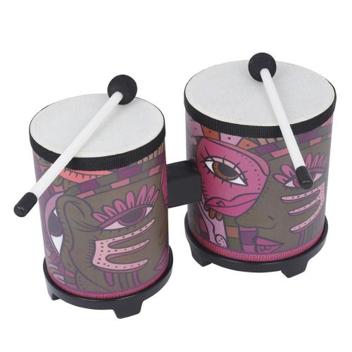 Bongos Indien En Bois Pour Enfants, Instrument De Musique À Percussion, Jouet Éducatif