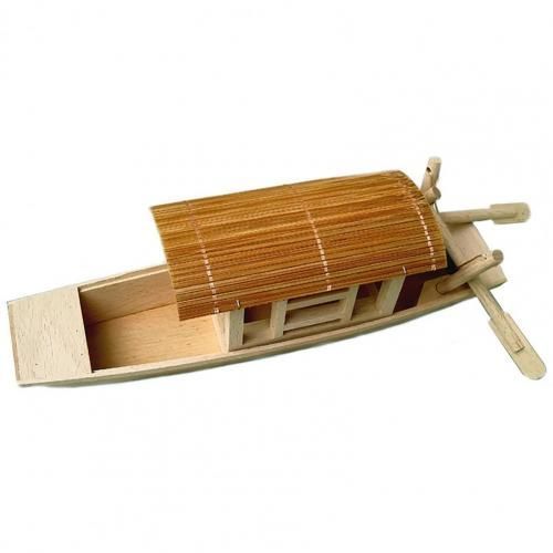 Petit Bateau De Pêche En Bois, Modèle Sûr, Durable, Ornements Exquis Pour La Maison