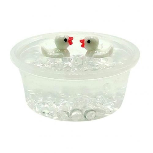 Mousse Visqueuse De Canard En Cristal, Jouet Pour Enfant, Mastic Visqueux, Argile Parfumée, Anti-Stress, Diy