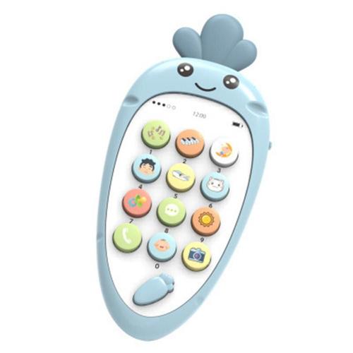 Jouet De Dentition Pour Bébé, Simulation En Forme De Carotte, Musique Anglaise, Téléphone Portable, Éducation