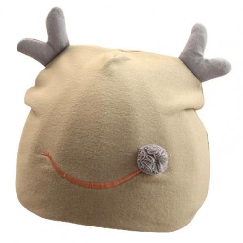 Bonnet Pour Bébé, En Coton, Respirant, Créatif, En Corne De Cerf, Pour Le Voyage