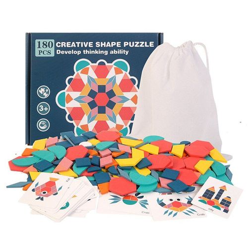 Puzzles 3d Montessori En Bois Pour Enfants, Jeu De Société Intelligent, Jouets Éducatifs D'Apprentissage, Forme Géométrique, Nouveaux, Pour Bébé,