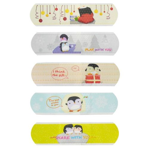 Bandages Adhésifs Étanches, 120 Pièces, Bande Adhésive De Dessin Animé, Plâtre Pour Les Blessures, Premiers Soins Hémostase, Autocollants Stériles Pour Soins De Bébé
