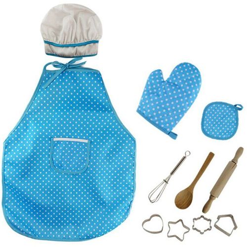 Ensemble De Cuisine Et De Pâtisserie Pour Enfants, Costume De Chef Cosplay, Maison De Jeu Pour Enfants, Jouet De Cuisine, Cadeau Réutilisable Pour Enfants