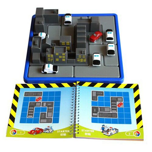 Jouet De La Police Pour Enfant, Ensemble De Voiture, De Train, Bloc De Construction, Jeu De Camion, Piste En Bois Compatible