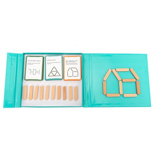 Bâtonnets Magnétiques En Bois Pour Bébé, Jouet De Construction, Jeux Éducatifs Durables, Apprentissage Précoce, Pour Enfant