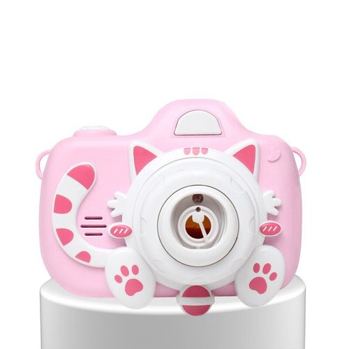 Machine À Bulles Électrique Automatique Pour Enfants, Jouet D'Extérieur Amusant, Sans Liquide, Chat De Dessin Animé, Vache Mignonne, Appareil Photo
