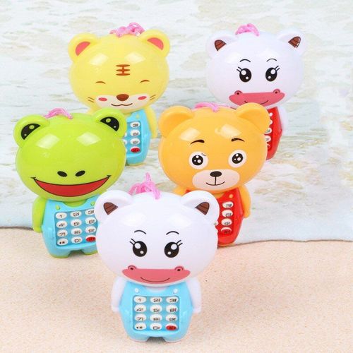 Téléphone Portable Avec Lumière Led Pour Enfants, Jouet Éducatif De Musique De Dessin Animé, Jouet D'Apprentissage Précoce, Cadeau Pour Enfants, 2022