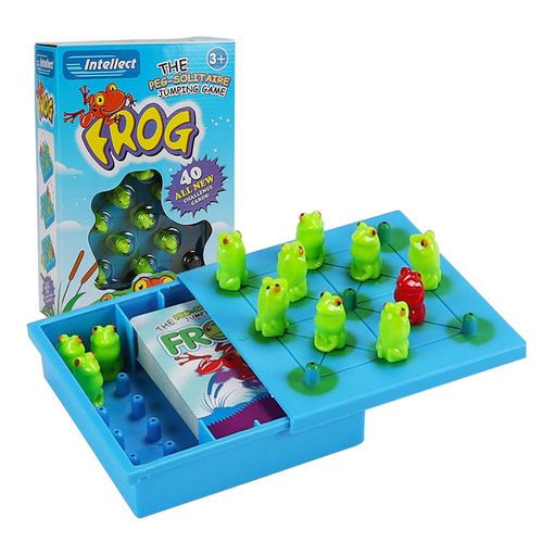 Jeu Éducatif De Saut De Grenouille, Jeu D'Entraînement À La Pensée Critique, Abs, Écologique, Bord De Grenouille, Pour Enfants, Fête, Temps De Détente