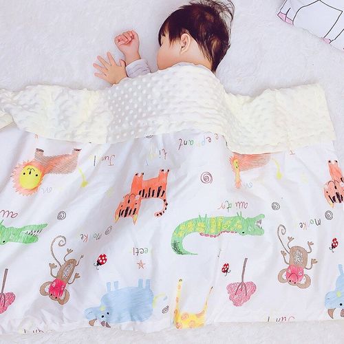 Couvertures À Pois Apaisantes Pour Bébé, Fournitures Pour Bébé, Couettes De Jardin D'Enfants, Couette Fraîche D'Été