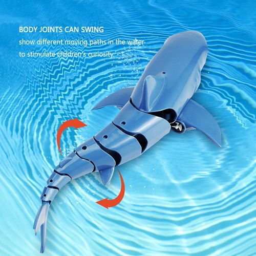 Jouets Requin Électrique 2.4g, Jouet De Simulation De Poisson Télécommandé, Bateau Électrique Rc, Simulation D'Animaux Nageurs Gratuits