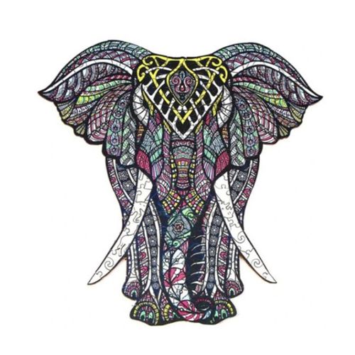 Puzzle Éléphant En Bois, Jouet De Dessin Animé, Résistant À La Corrosion, Unique, Jouets Éducatifs Pour Enfants